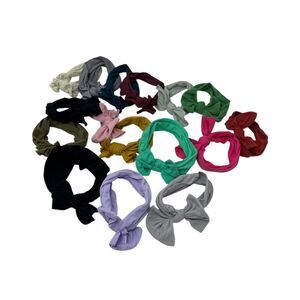 Lot of 16 Baby Girl Headbands Hair Bows Infant Toddler Mixed Colors stretchy